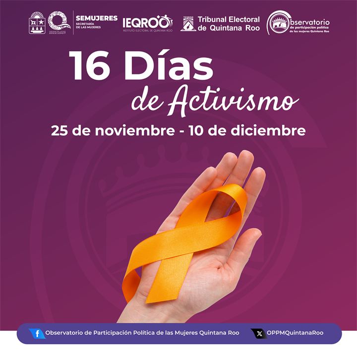 16 Días de Activismo contra la Violencia de Género, 25 de Noviembre al 10 de Diciembre