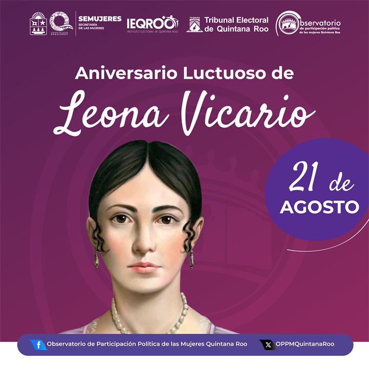 Aniversario luctuoso de Leona Vicario, 21 de Agosto