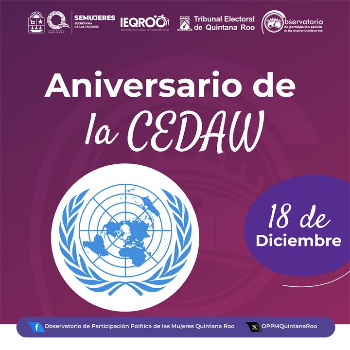 Aniversario de la CEDAW, 18 de Diciembre