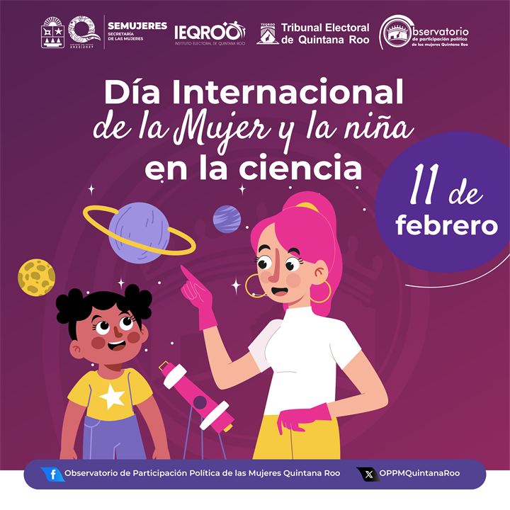 Día Internacional de la Mujer y la Niña en la Ciencia, 11 de Febrero
