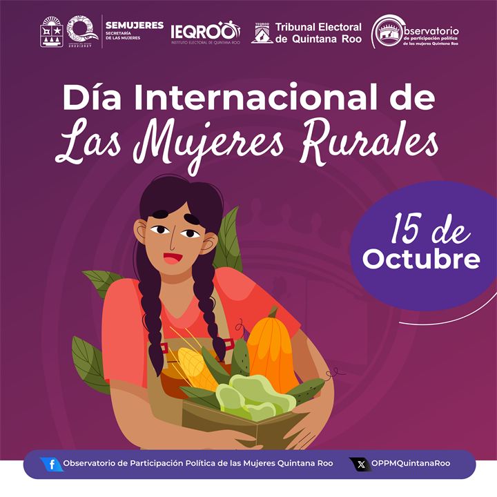 Día Internacional de las Mujeres Rurales, 15 de Octubre