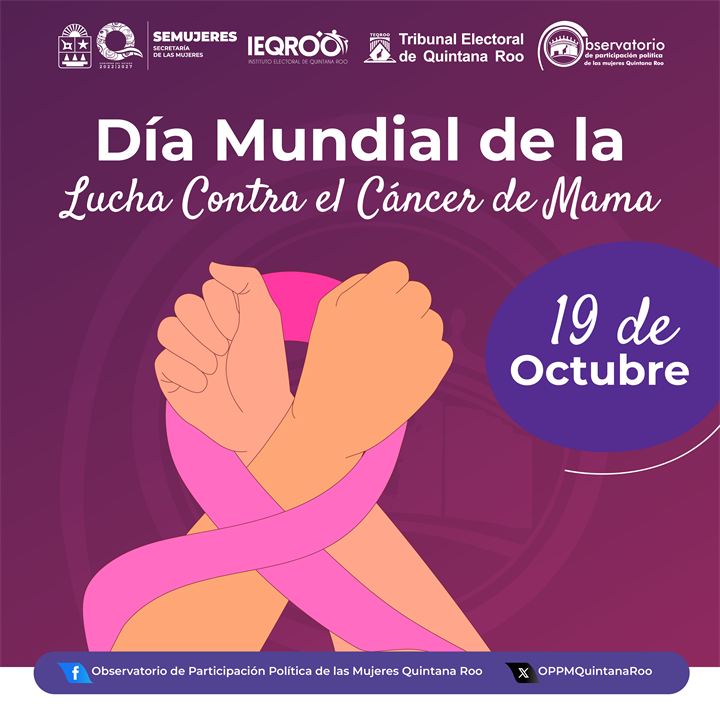 Día Mundial de la Lucha contra el Cáncer de Mama, 19 de Octubre