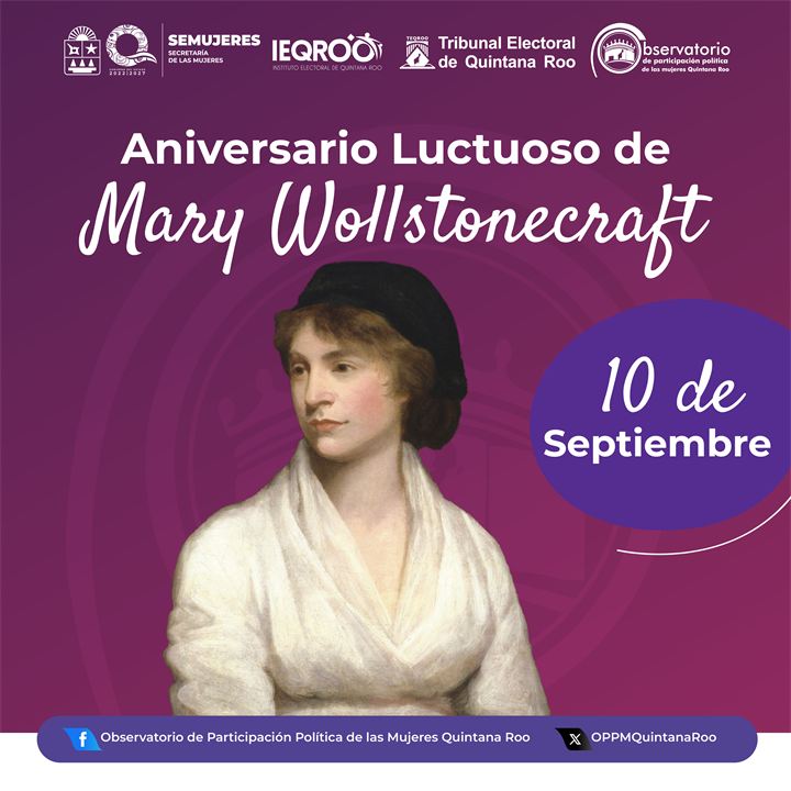 Aniversario luctuoso de Mary Wollstonecraft, 10 de Septiembre
